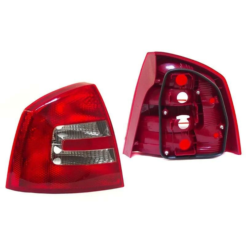 Фонарь задний SAT ST-665-1909L Skoda Octavia 04-09 левый 4D SED