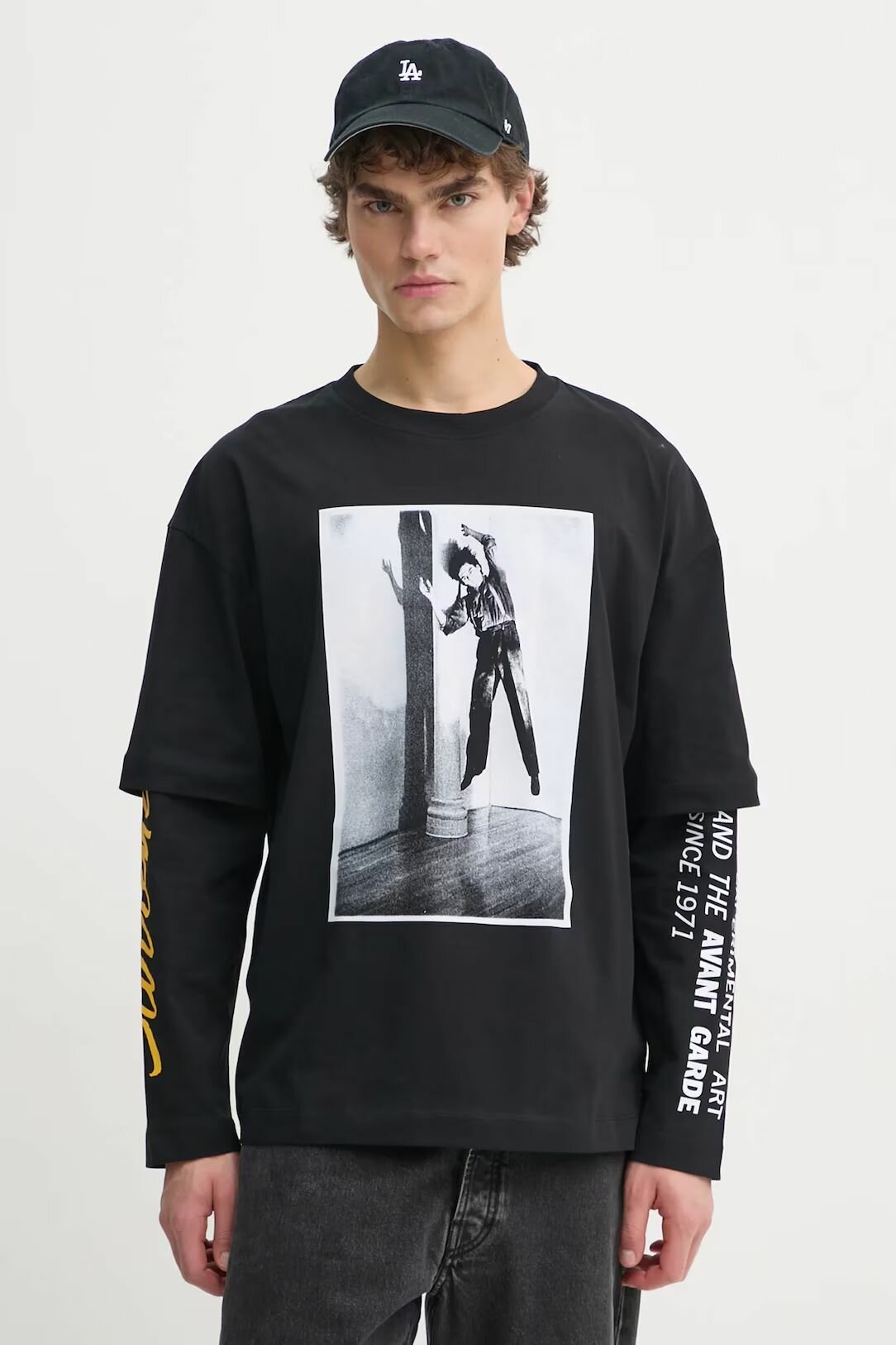 Лонгслив Etudes, размер 2XL, , черный — фото 1