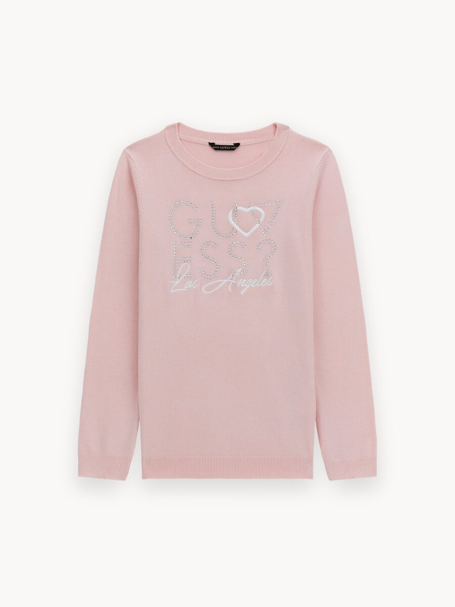 Джемпер GUESS, размер 12 лет, розовый