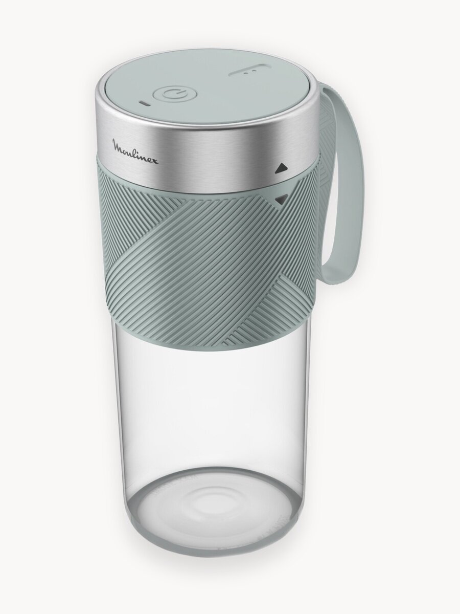 Портативный блендер Moulinex Lightmix LM1C0410 из тритана, 0,3 л, голубой