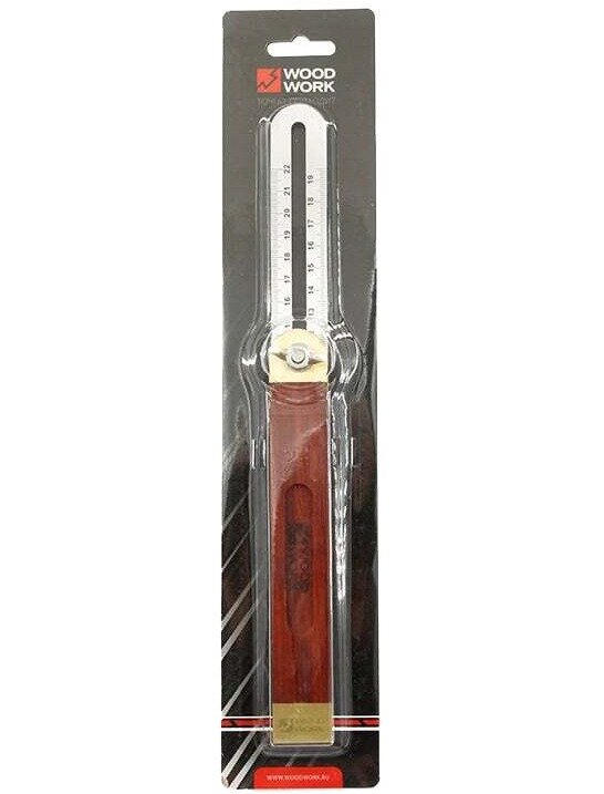 Шаблонный угломер (малка) WOODWORK со скользящим пером 220 мм TAR-220