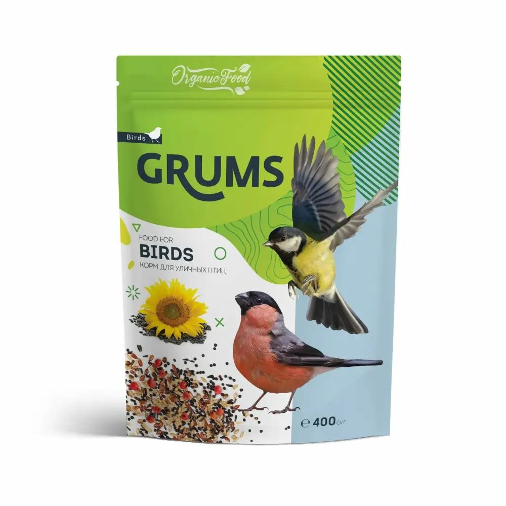 GRUMS Корм для уличных птиц 400 гр.