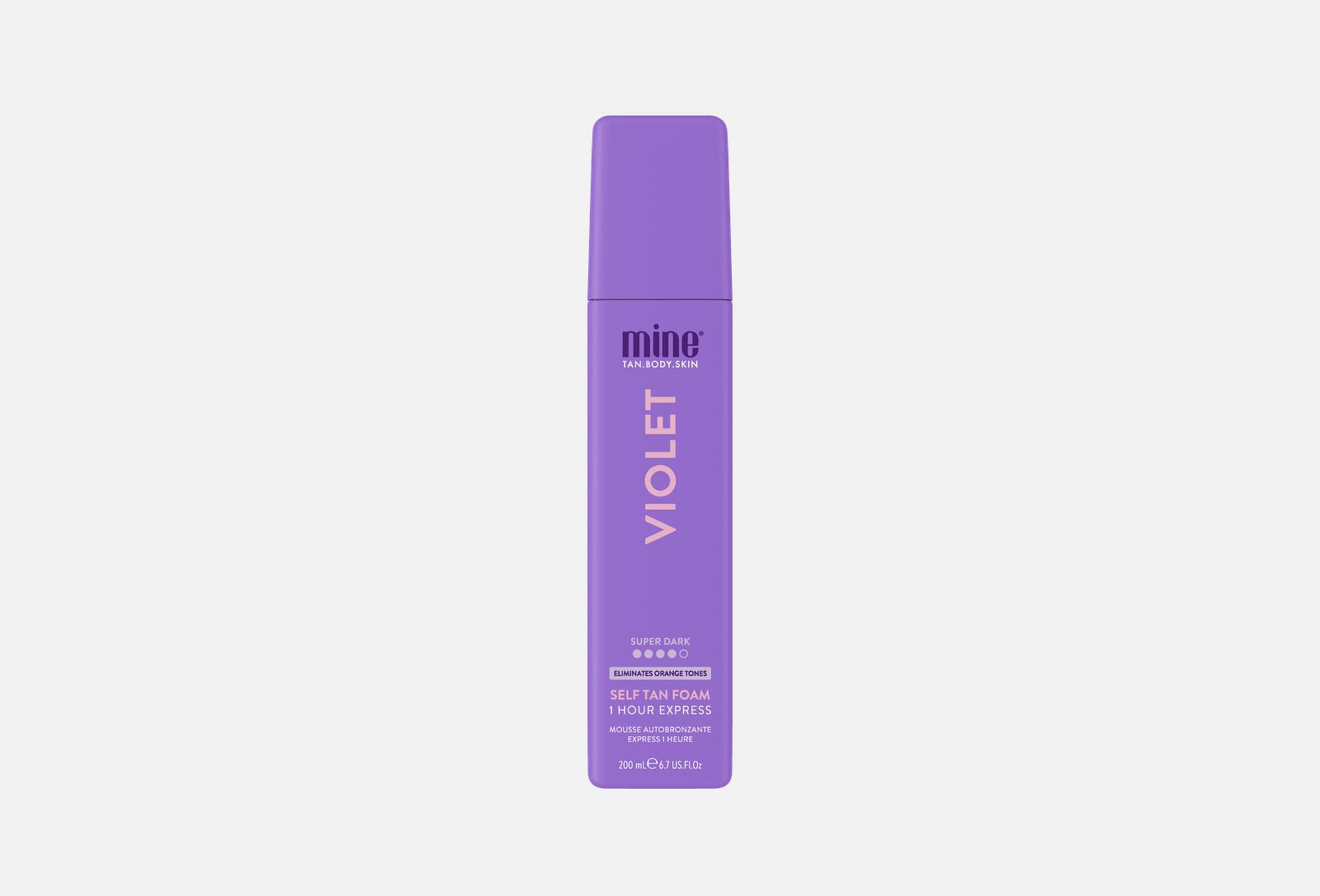 Мусс-автозагар для тела MINETAN Violet Self Tan Foam 200 мл