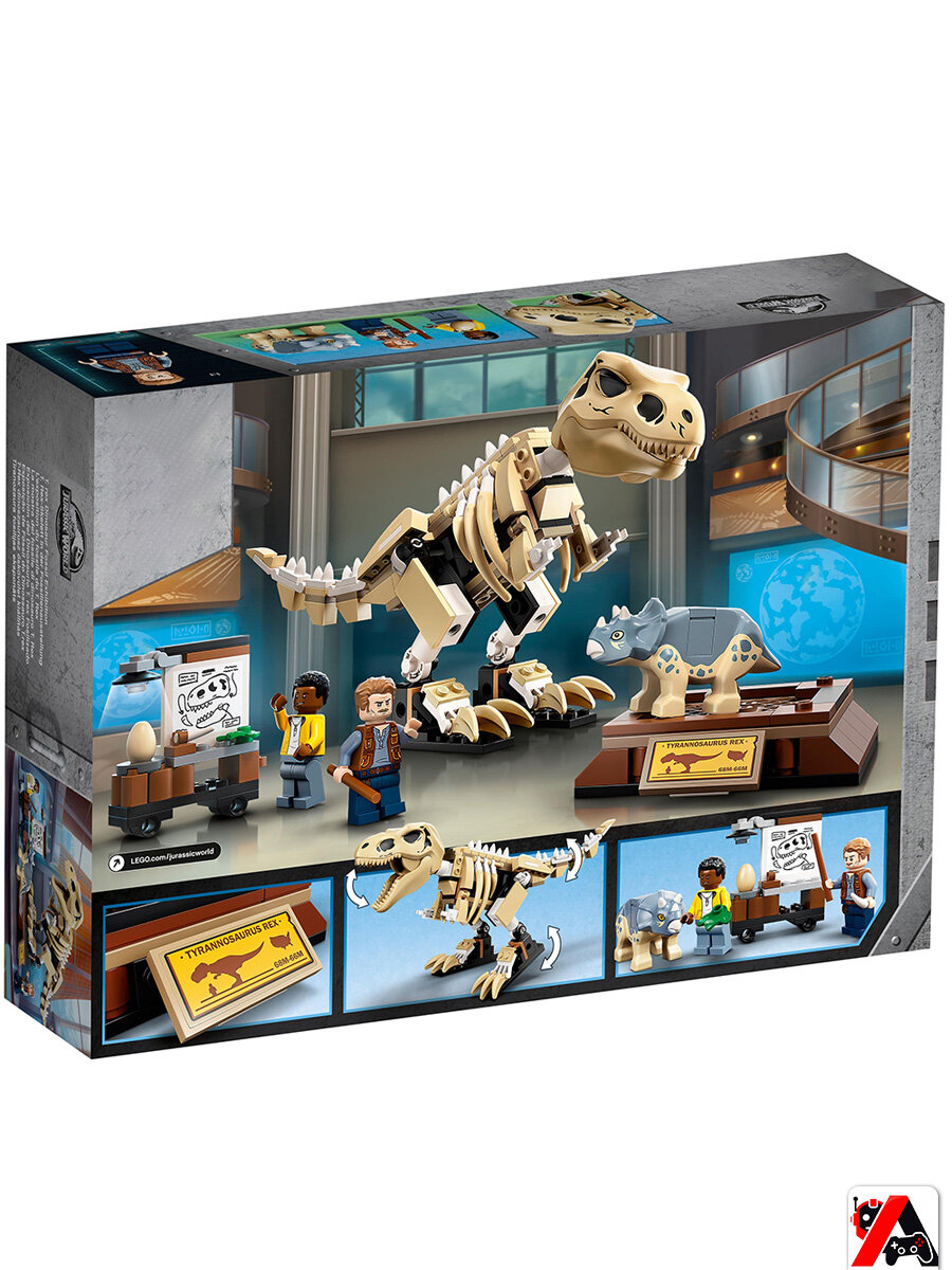 Конструктор Скелет тираннозавра на выставке — фото 1