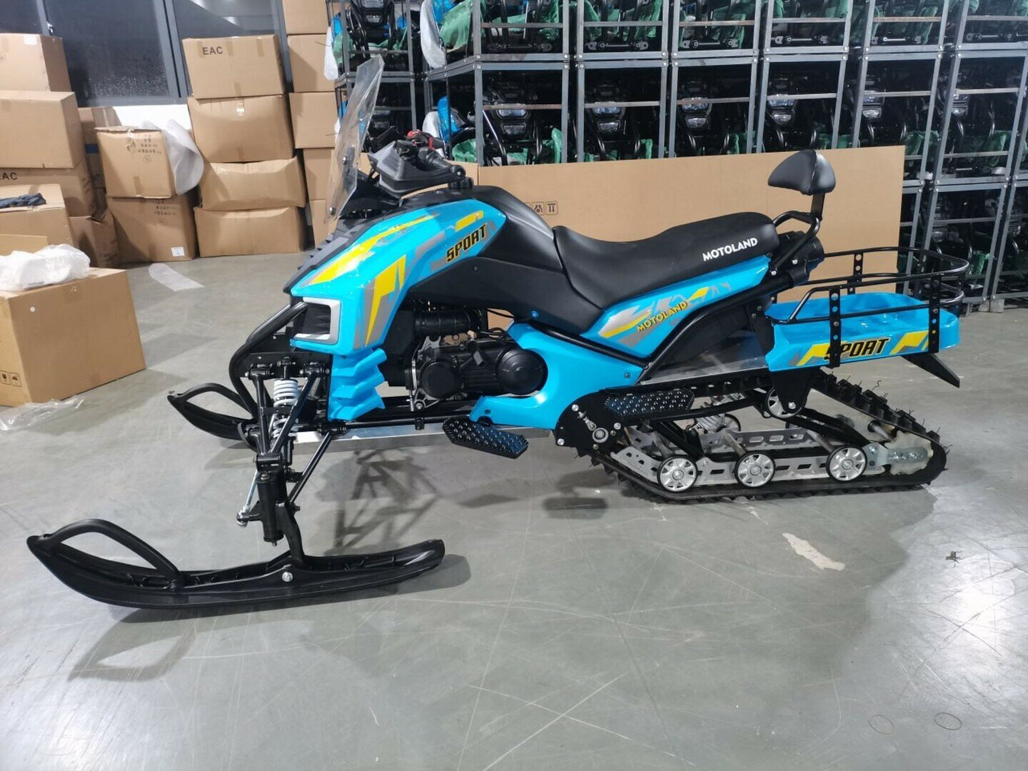 Снегоход BARS VOX200 200 кубов электростартер ручной стартер Вариатор+реверс 161QMK-B2