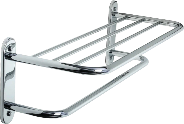 Полка Fixsen Hotel FX-31015A для полотенец хром