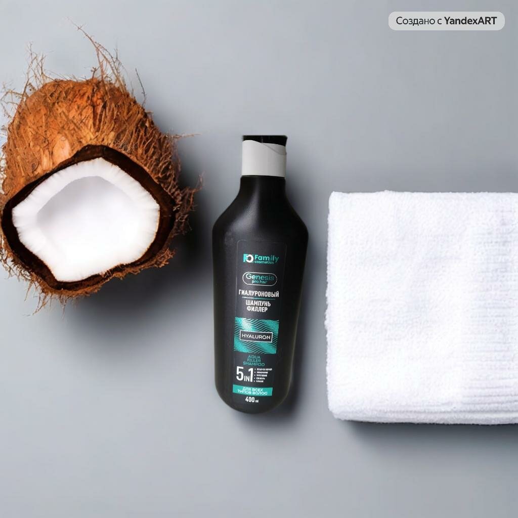 Гиалуроновый шампунь филлер для всех типов волос (Genesis) pro hair 400 МЛ