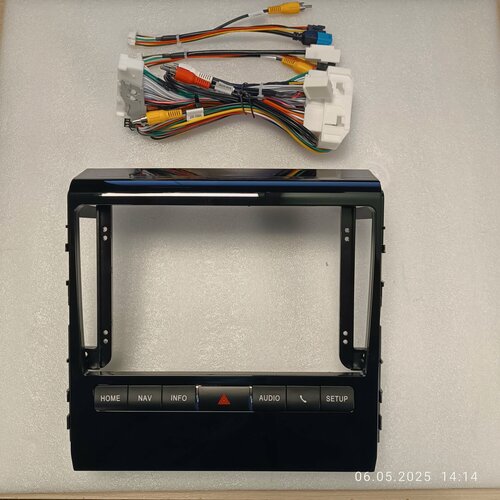 Изображение товара Установочный комплект TOYOTA Land Cruiser 200 2015+ top, рамка + проводка KB-HP-9616