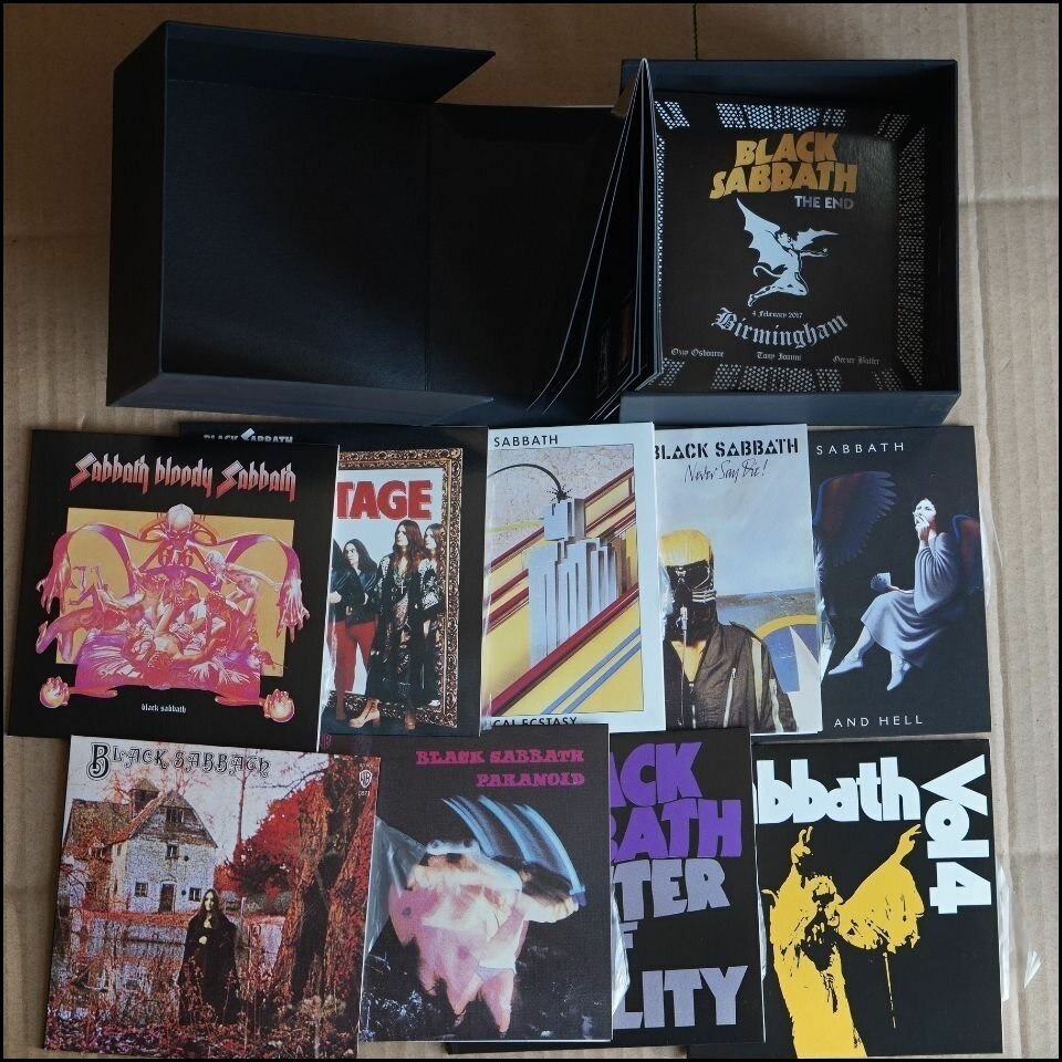 BLACK SABBATH - Black Box: The Complete 1970 - 2017/ Box Set 21 x