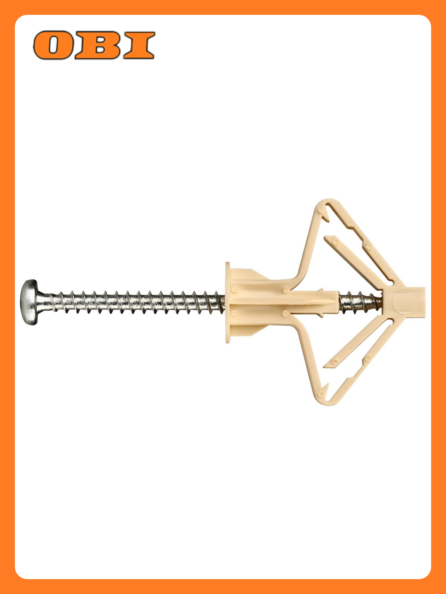 Анкер для гипсокартона с шурупом европартнер PLA 10х50мм (20 шт.)