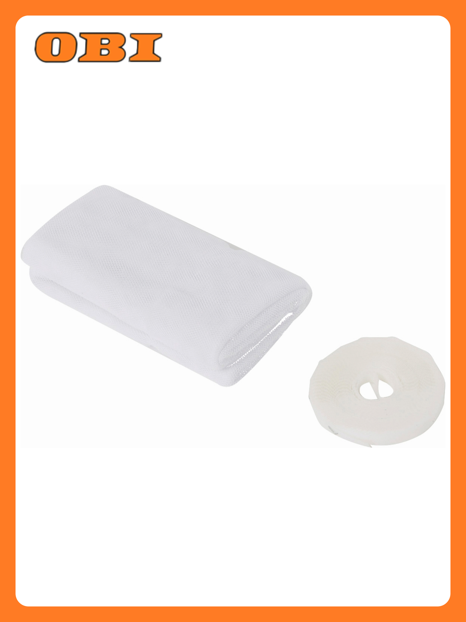 Москитная сетка LUX-TOOLS самоклеящаяся белая 130 см x 150 см