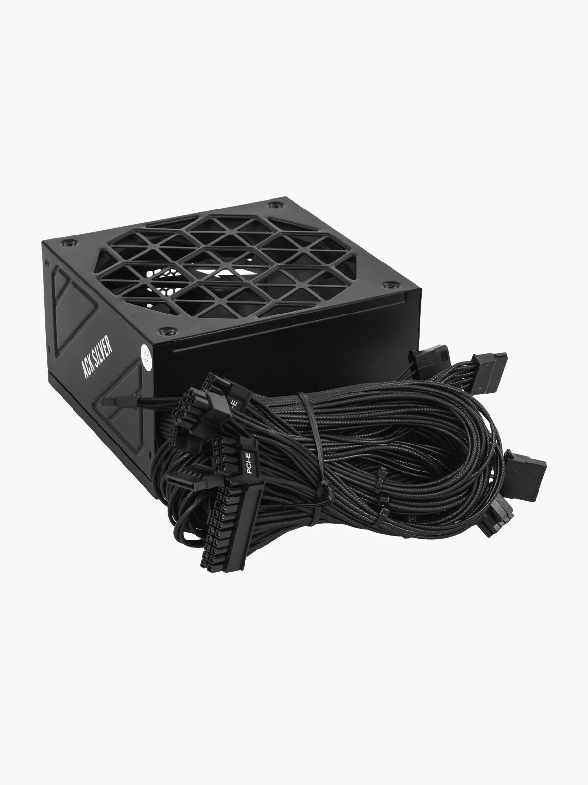 Блок питания 1STPLAYER ACK SILVER, 750W, 80+ Silver, ATX 3.1 (HA-750BA7-BK)