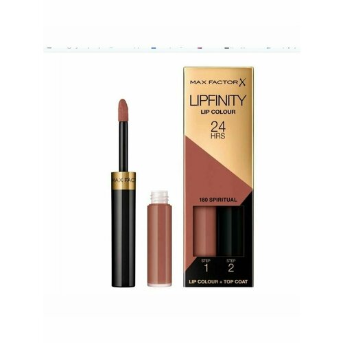 Max Factor жидкая устойчивая помада lipfinity liquid lipstick 180 spiritual
