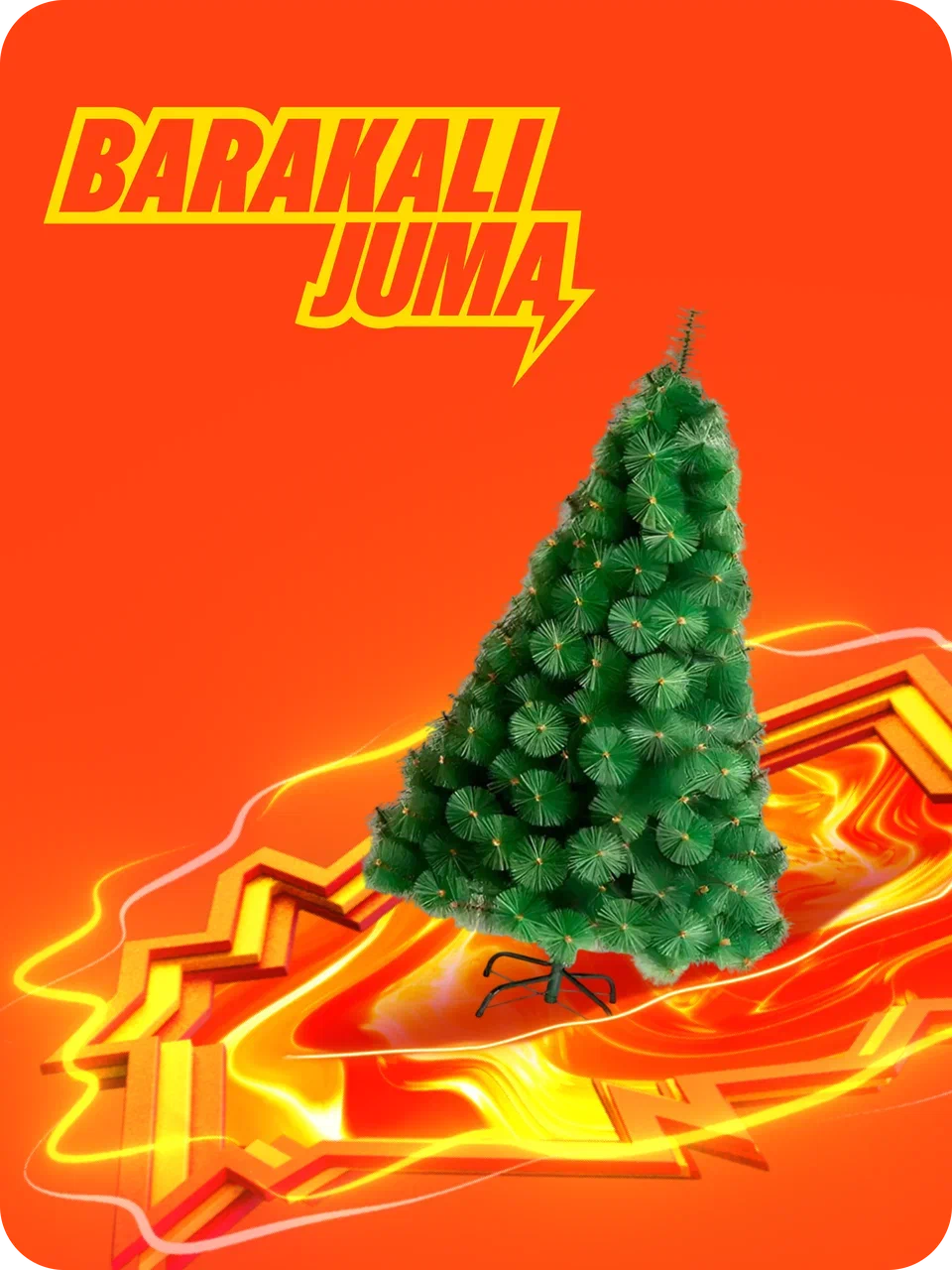 Новогодняя ёлка, искусственная, 120 см, сказочное украшение для вашего праздника