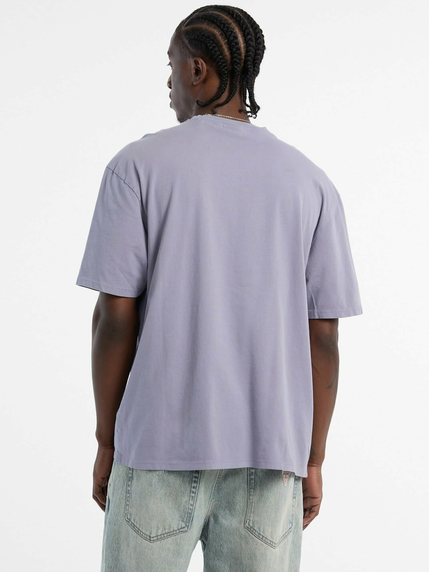 Футболка GUESS, размер M, лавандовый — фото 1