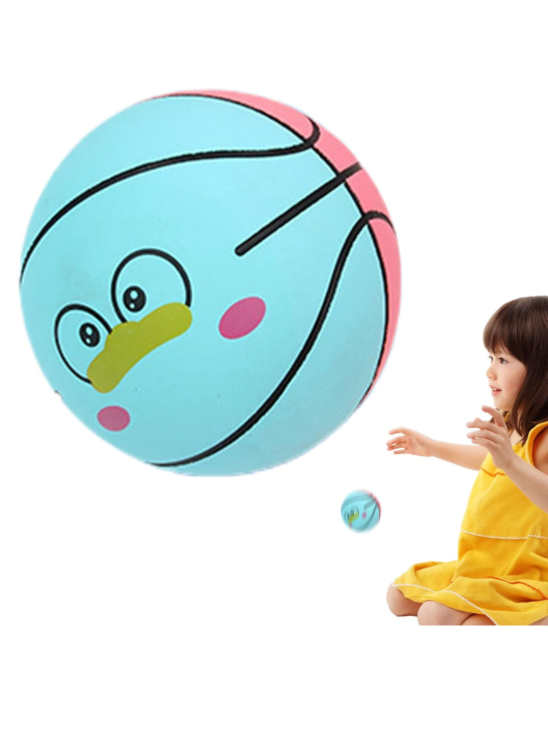 Эластичные резиновые спортивные мячи, спортивные мячи – Ваш ребенок будет радоваться каждому прыжку!