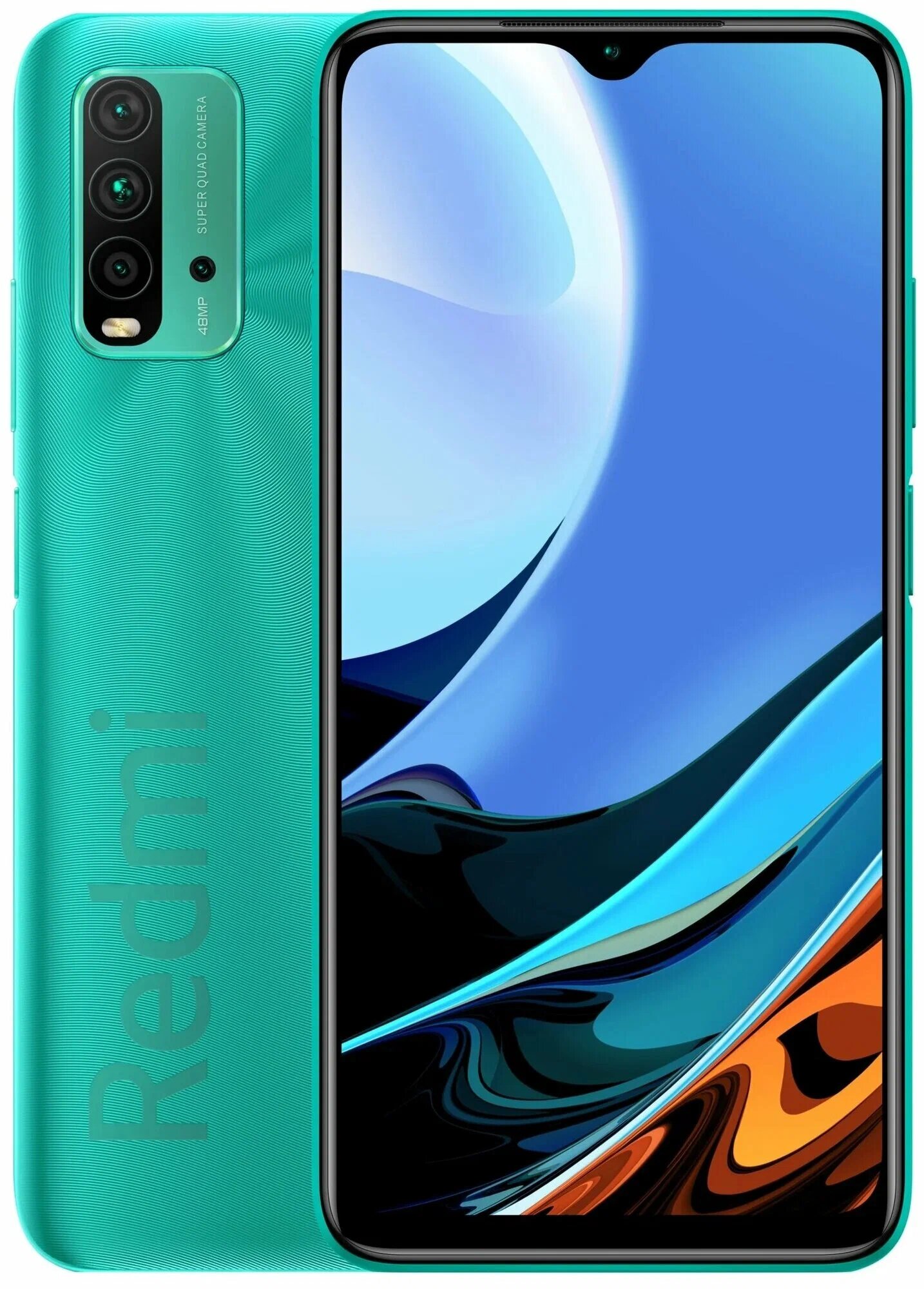 Смартфон Xiaomi Redmi 9T 6/128 ГБ Зеленый Global, Dual nano SIM