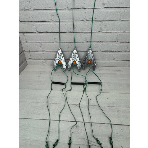 Оснащенные макушатники Ласточкин хвост 80гр на два крючка , макушатники и жмыховки для рыбалки