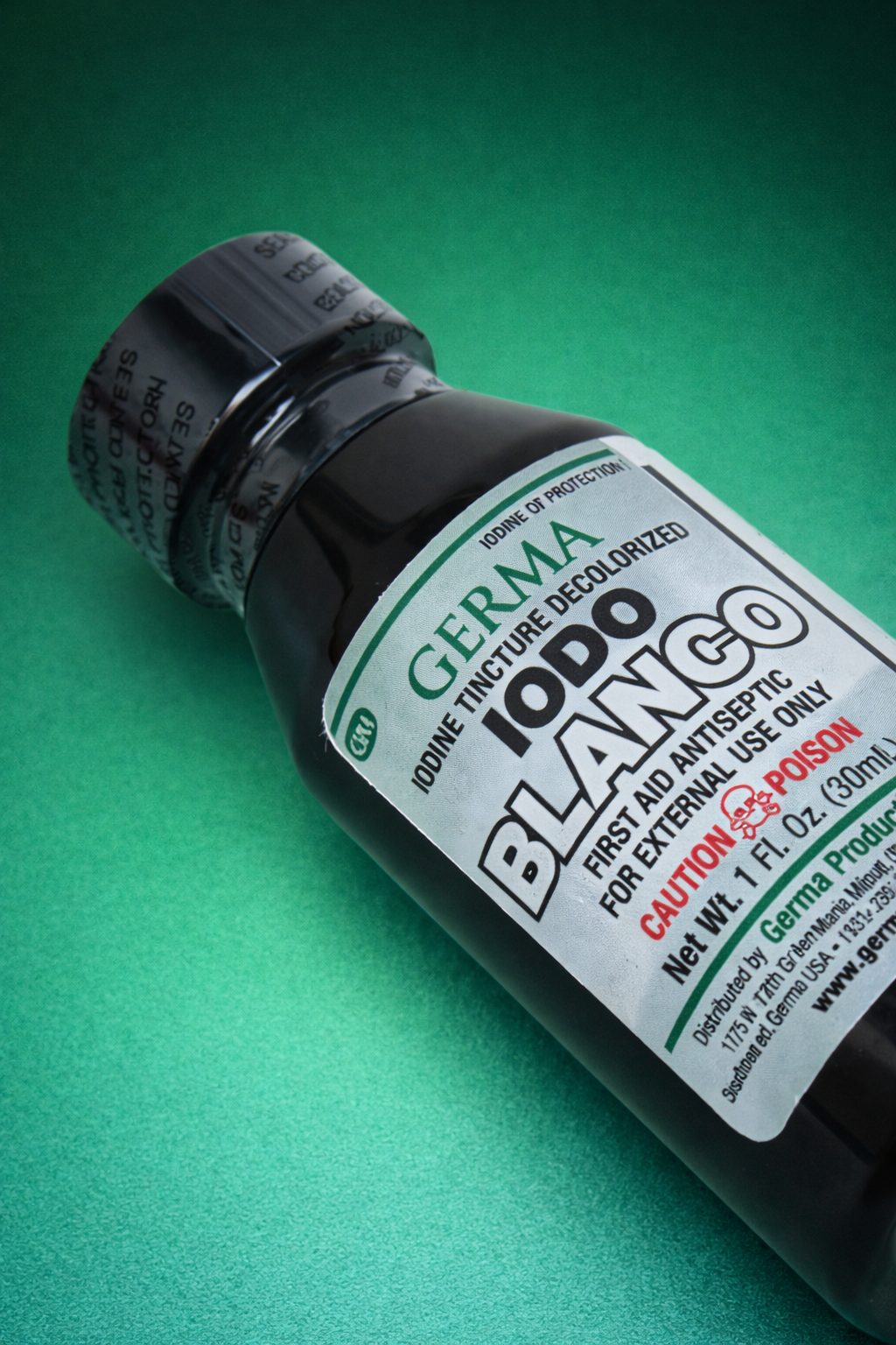 Йод "Iodo Blanco", бесцветный, антигрибковый, для ногтей, 30 мл