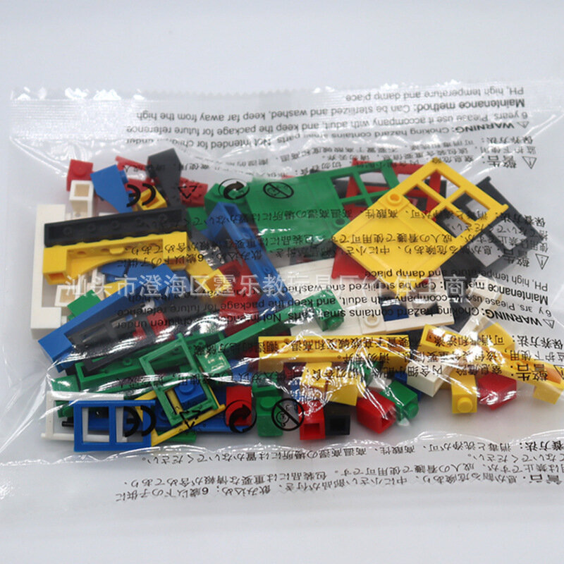 Совместимые с LEGO строительные блоки оконные и дверные наборы, 6 наборов в пакете, обучающая игрушка рассыпные детали