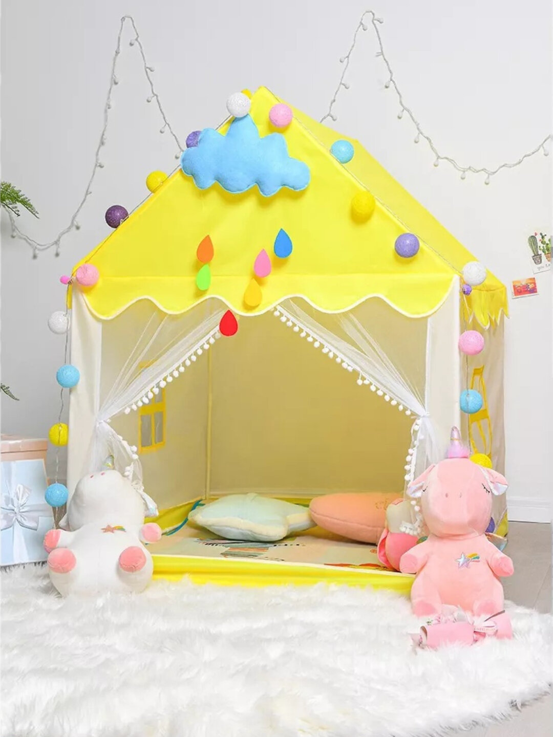 Детская игровая палатка, детский игровой домик и игрушки, палатка, детская палатка