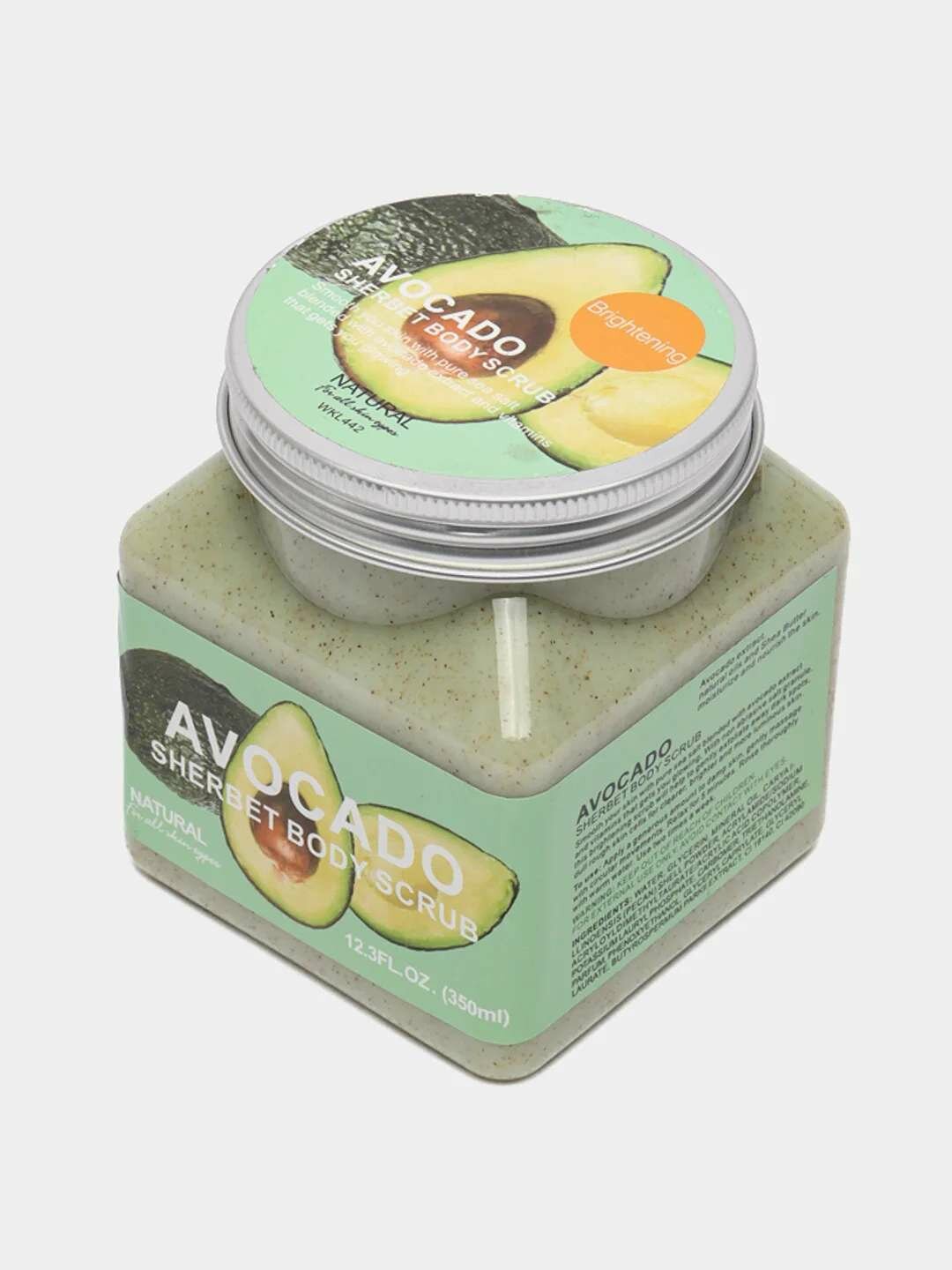 Скраб для тела Wokal Sherbet Body Scrub с экстрактом авокадо, 350мл.