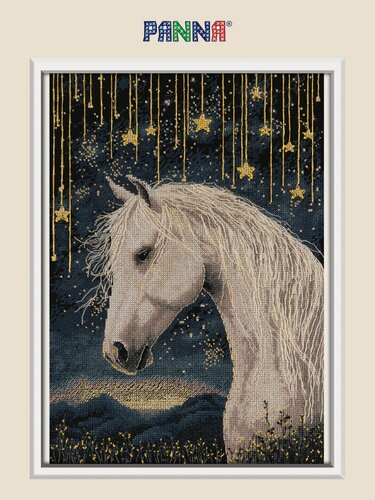 Изображение товара Набор для вышивания PANNA J-7537 вышивка крестиком " Под звездным небом" 21 х 30 см