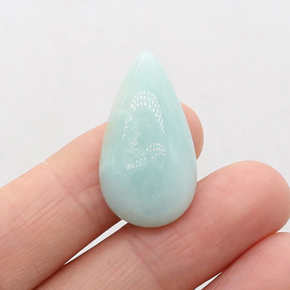 Бирюзовый камень Tianhe Stone, капля, 15x28mm-5PCS