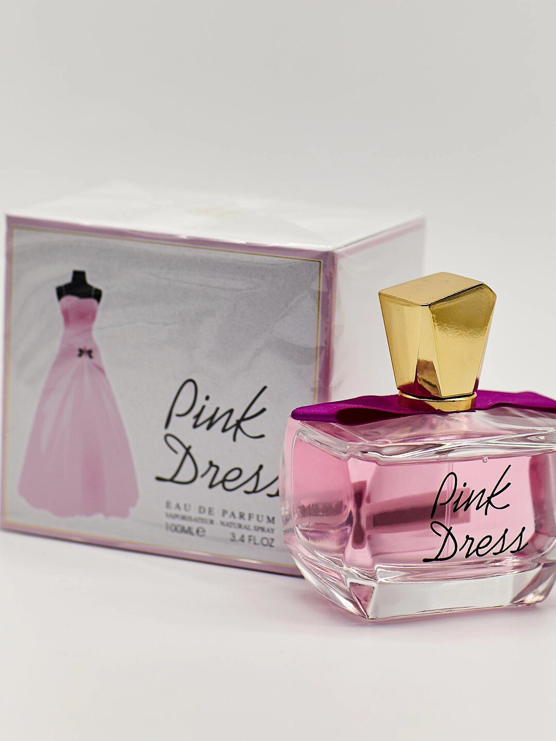 Женская парфюмированная вода Pink Dress, фруктово-цветочный аромат, 100 мл