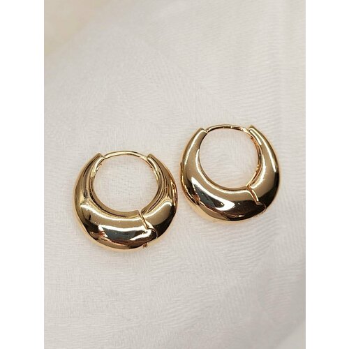 фото Серьги конго xuping jewelry, размер 10 мм, золотой