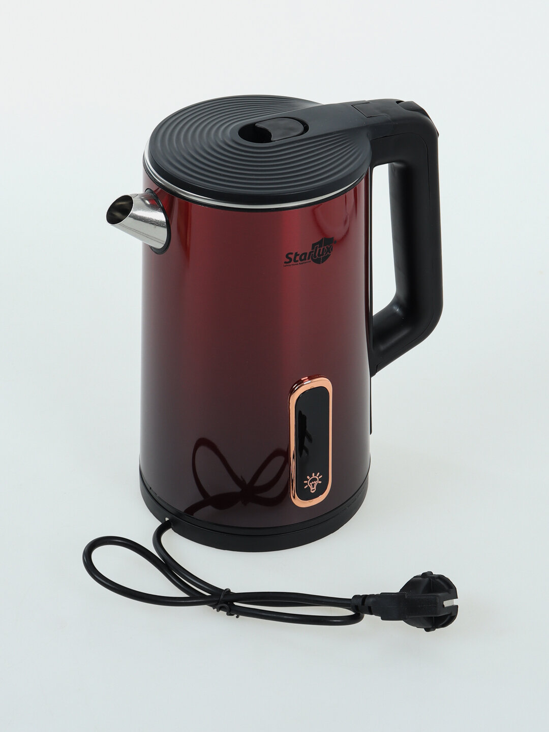 Электрический чайник Starlux, 2-2,5 л - Алый — фото 1