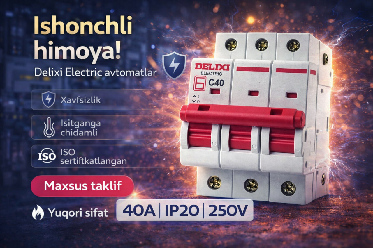 Авт. выкл. DELIXI CDB6i 3P C 40A