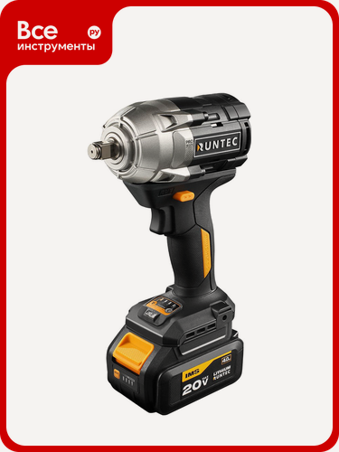 Изображение товара Гайковерт ударный аккумуляторный RUNTEC PRO 1/2, 20В, 2*4Ач, 750Нм RT-IW750