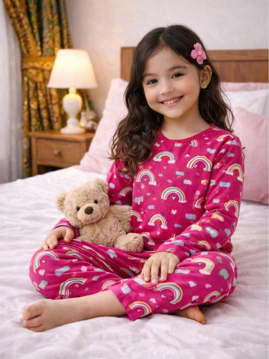 Пижама, размер 2, 011 розовый — фото 1