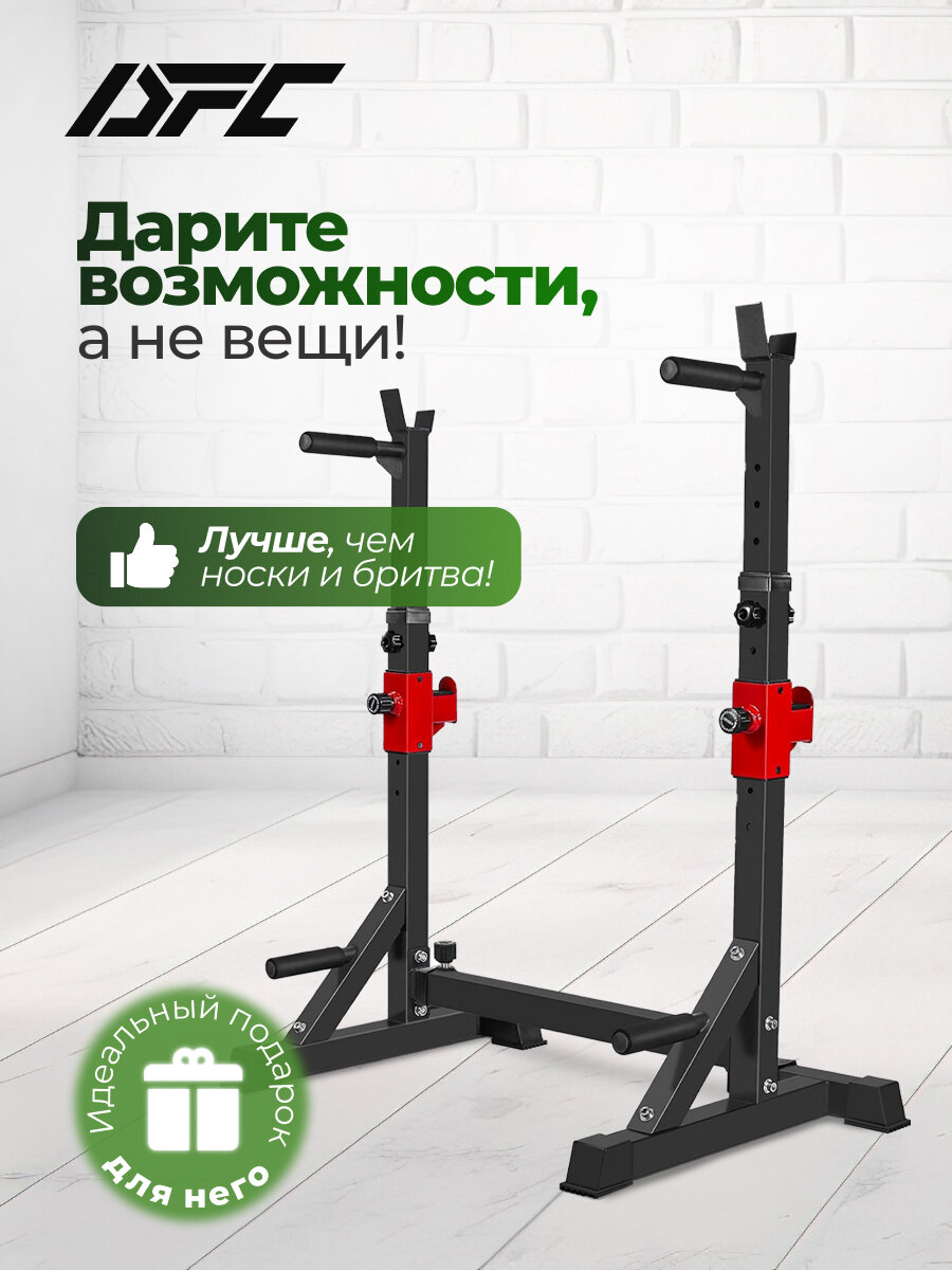 Стойка под штангу с брусьями 3 в 1 DFC AKYEN