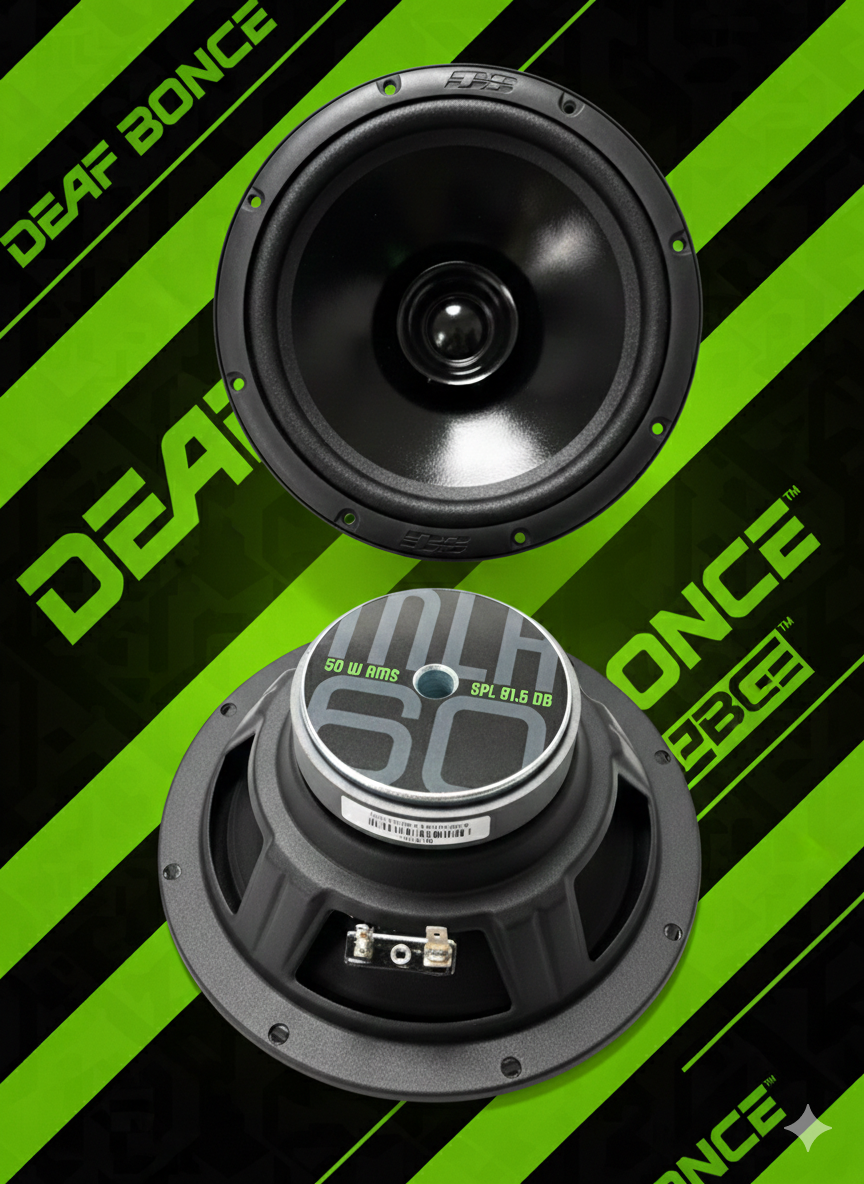 Акустика DEAF BONCE ALPHARD MLH-60, 1 полоса, 16,5 см, 50 Вт — фото 1