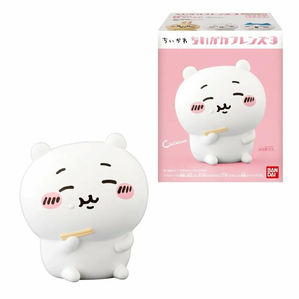 Chiikawa Friends 3 Коллекционная фигурка Слепая коробка Bandai Series