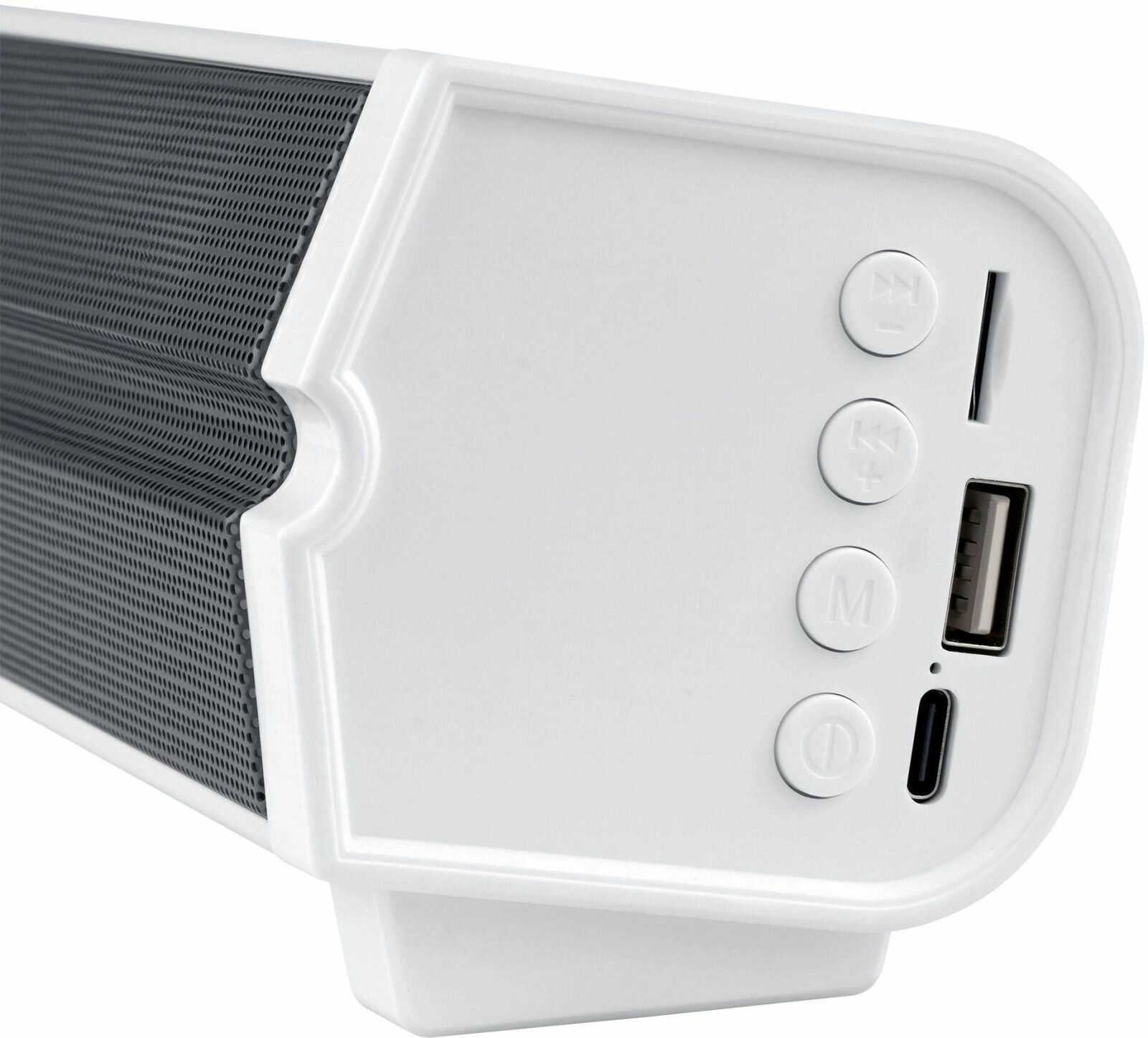 Саундбар GMNG 2.0, 10 Вт, белый, USB-подключение, Bluetooth, TF-карта, FM (1915873)