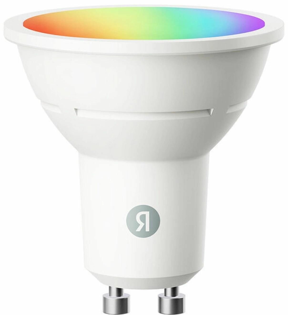 Умная лампа Яндекс GU10, 6 ВТ, 520 lm, Wi-Fi, 1 шт (YNDX-00559)