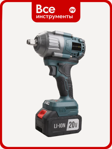 Изображение товара Гайковерт аккумуляторный бесщеточный Zitrek Crusher 20 PRO, 20В, 800 Нм, 1x4.0Ач
