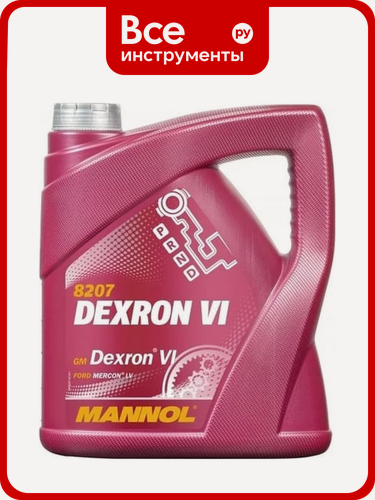 Изображение товара Синтетическое трансмиссионное масло MANNOL DEXRON VI 4 л 1483 эффективной работы