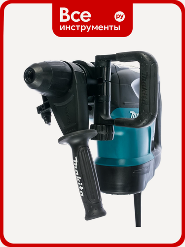 Изображение товара Перфоратор Makita HR 4501 C с мощностью 1350 Вт, частотой ударов до 2750 уд/мин, двумя режимами и типом хвостовика