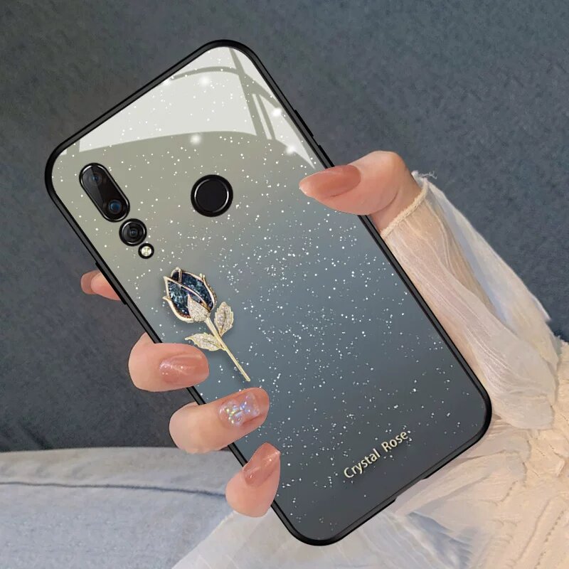 Защитный чехол с узором «Звездный тюльпан» для Huawei nova 5, синий цвет
