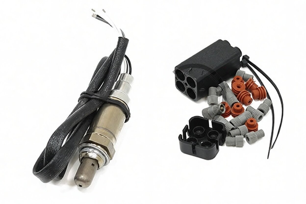 Лямбда-зонд универсальный AUDI/MB/FORD/HONDA/OPEL/SUZUKI/NISSAN/PEUGEOT/VW 4конт. 650mm KLP007 KORTE