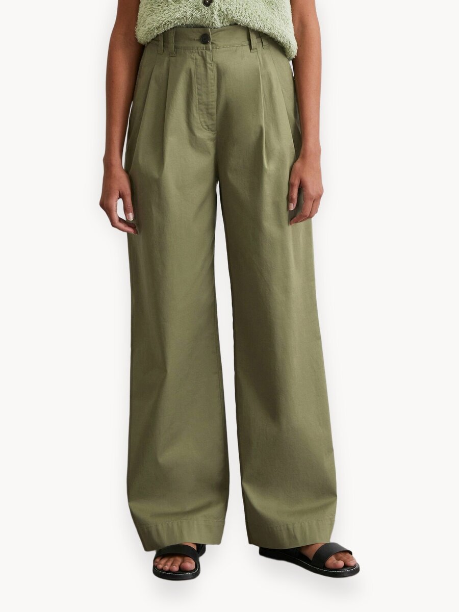 Брюки палаццо Marc O'Polo, размер 36 EU, зеленый