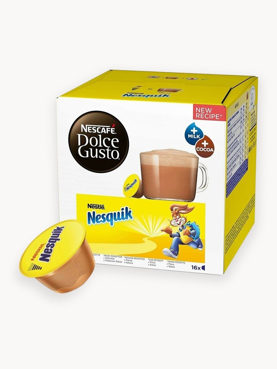 Какао в капсулах Nescafe Dolce Gusto Nesquik, 16 шт