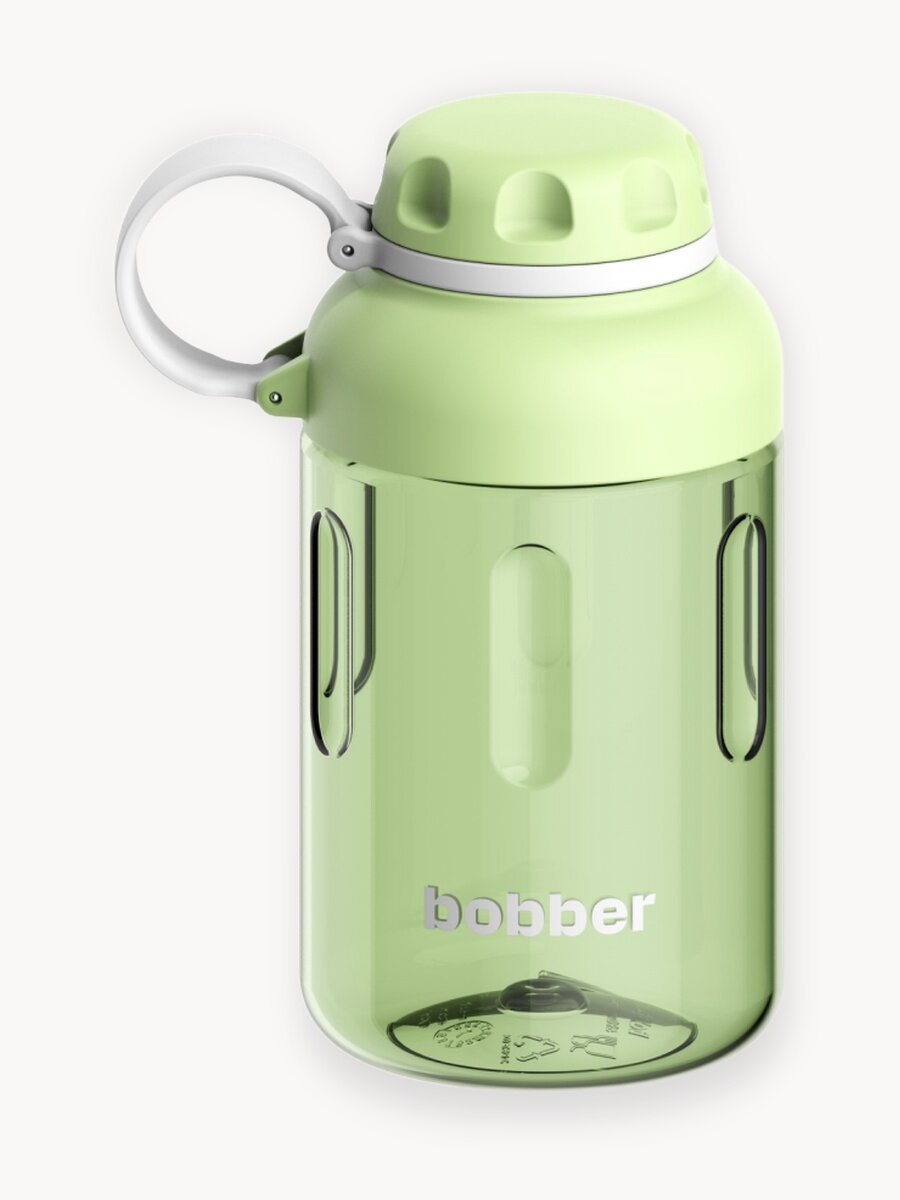 Бутылка спортивная для воды Bobber Tritan мятный, 590 мл/детская в школу