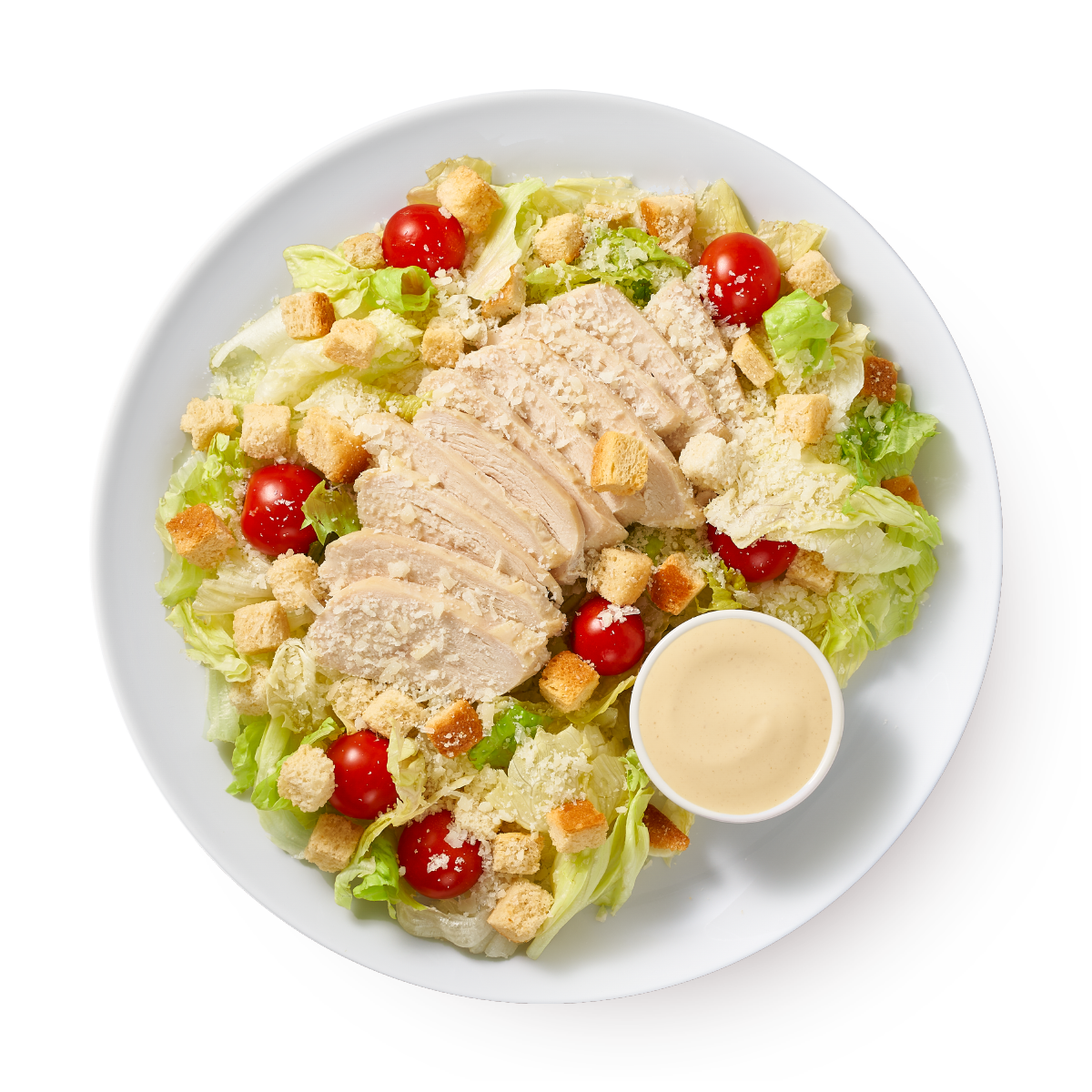 Салат Цезарь, с курицей, 450 граммов, 1 упаковка, 130 ккал/100 гр