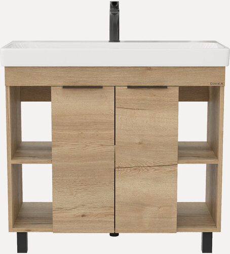Изображение товара Тумба с раковиной Onika Легран 90 дуб галифакс