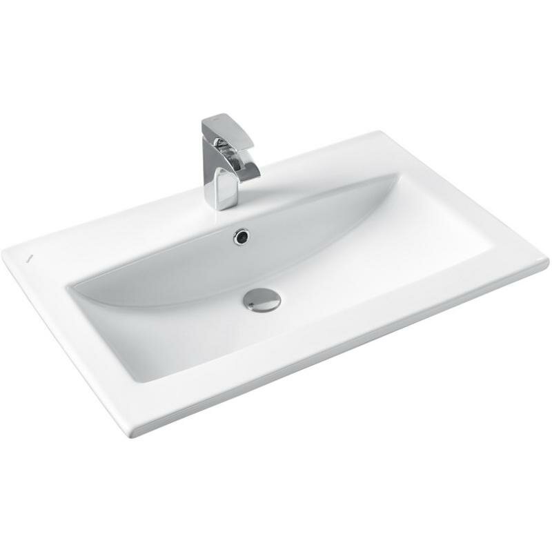 Раковина Aquaton Santek Элина 75 1WH501619 Белая стильный дизайн